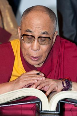 A Dalai Láma Budapesten-stock-photo