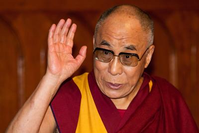 A Dalai Láma Budapesten-stock-photo