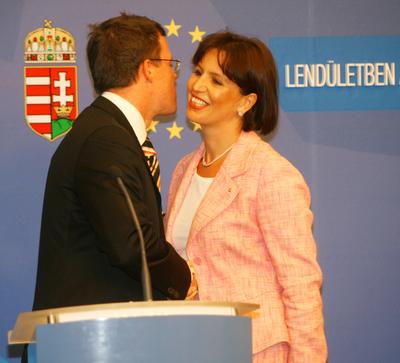 Danks Emese az új kormányszóvivő-stock-foto