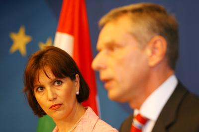 Danks Emese az új kormányszóvivő-stock-foto