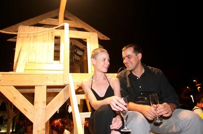 Delta-ház épült az Erzsébet téren-stock-foto