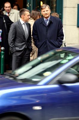 Demszky-Rogán egyeztetés a belvárosról-stock-foto