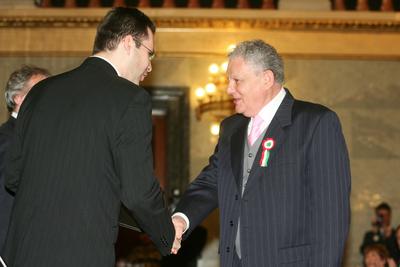 Átadták a Kiváló és Érdemes Művész, valamint a Babérkoszorú díjakat-stock-foto