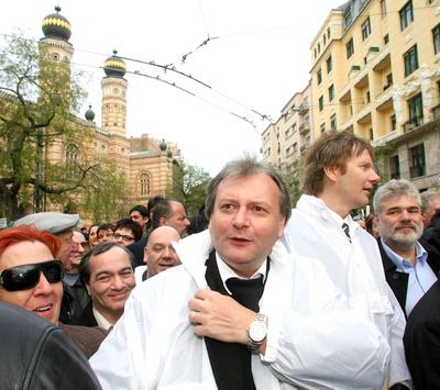 A holokausztra emlékeztek-stock-foto