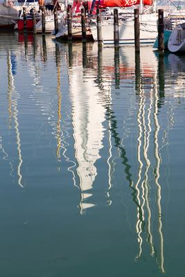 Balatonfüredi kikötő-stock-foto