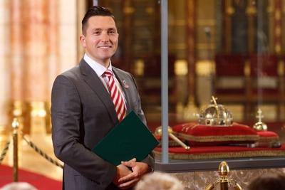 Kossuth-díj átadás a Parlamentben-stock-foto