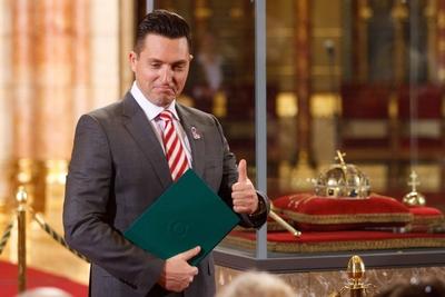 Kossuth-díj átadás a Parlamentben-stock-foto