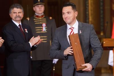 Kossuth-díj átadás a Parlamentben-stock-foto