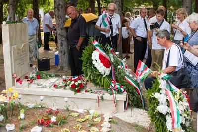 Petőfi Sándor temetése-stock-foto