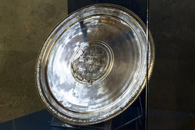 Sajtótájékoztató a Seuso kincsek visszaszerzéséről-stock-foto