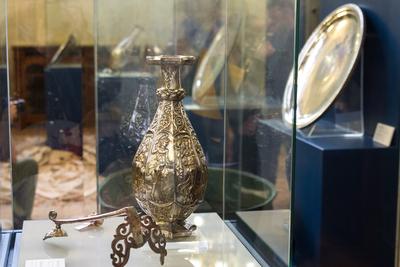 Sajtótájékoztató a Seuso kincsek visszaszerzéséről-stock-foto