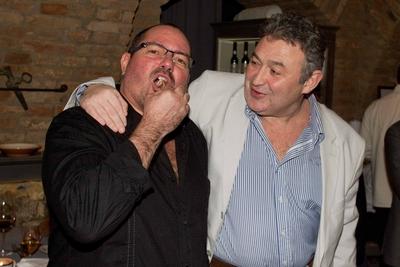 Gasztronómiai bemutató a Symbol étteremben-stock-foto