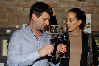 Gasztronómiai bemutató a Symbol étteremben-stock-foto