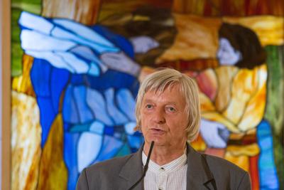 Free-Pressionisták kiállítás megnyitója-stock-foto