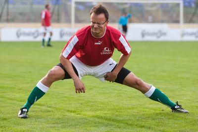 Forma 1 - All Stars mérkőzés-stock-foto