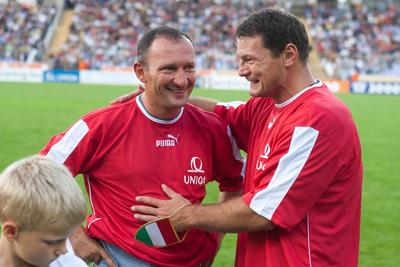 Forma 1 - All Stars mérkőzés-stock-foto