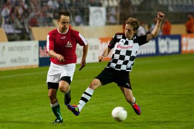 Forma 1 - All Stars mérkőzés-stock-foto