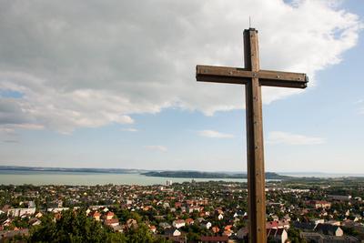Balatonfüred és Tihany-stock-foto