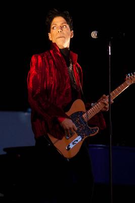 Prince koncertje a Sziget Fesztivál nulladik napján-stock-foto