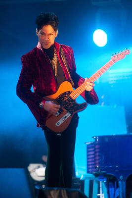 Prince koncertje a Sziget Fesztivál nulladik napján-stock-foto