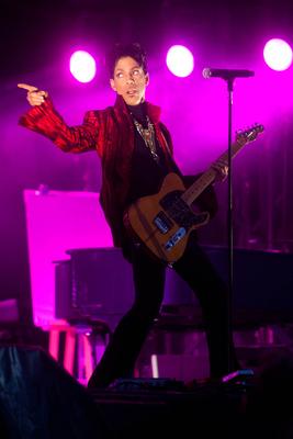 Prince koncertje a Sziget Fesztivál nulladik napján-stock-foto