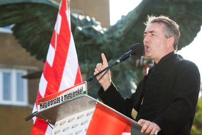 A Magyar Gárda megalakulását ünnepelte a Jobbik-stock-foto