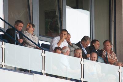 Videoton - Székesfehérvár labdarugó mérkőzés-stock-foto
