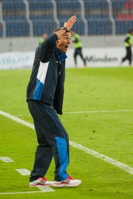 Videoton - Székesfehérvár labdarugó mérkőzés-stock-foto