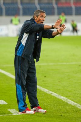 Videoton - Székesfehérvár labdarugó mérkőzés-stock-foto