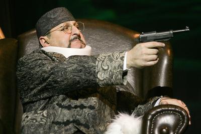 Alfred Hitchcock: 39 lépcső-stock-foto