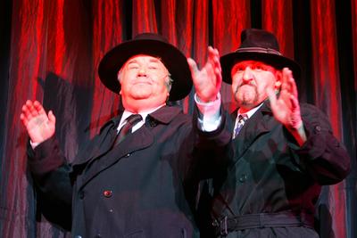 Alfred Hitchcock: 39 lépcső-stock-foto