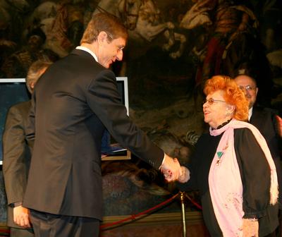 Átadták Táncsics Mihály Életmű Díjat-stock-foto