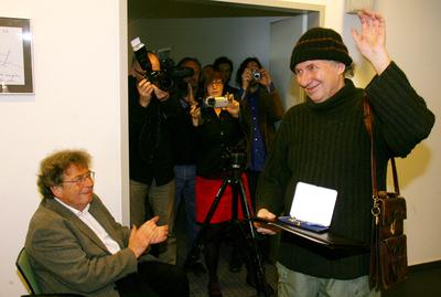 Tandori Dezső Goethe érmet kapott-stock-foto