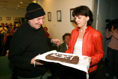 Tandori Dezső Goethe érmet kapott-stock-foto