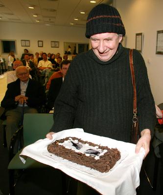 Tandori Dezső Goethe érmet kapott-stock-foto