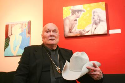 Tony Curtis ismét Magyarországon-stock-foto