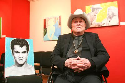 Tony Curtis ismét Magyarországon-stock-foto