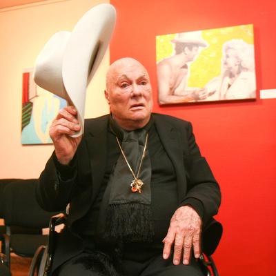 Tony Curtis ismét Magyarországon-stock-foto