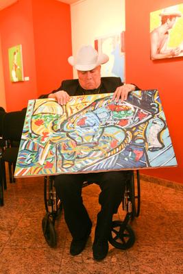 Tony Curtis ismét Magyarországon-stock-foto