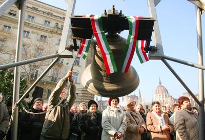 Zavargások a Kossuth téren-stock-photo