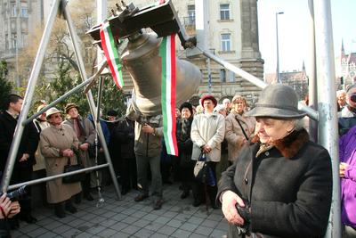 Zavargások a Kossuth téren-stock-photo