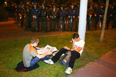 Ismét a kormány ellen tüntettek a Kossuth téren-stock-foto