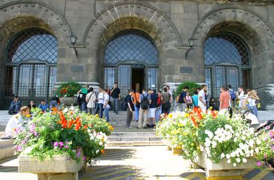 A Budapesti Műszaki és Gazdaságtudományi Egyetem-stock-foto