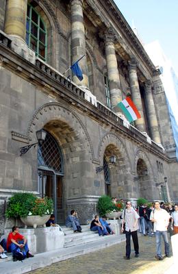 A Budapesti Műszaki és Gazdaságtudományi Egyetem-stock-foto