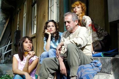 Noé bárkája egy pesti bérházban-stock-foto