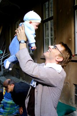 Noé bárkája egy pesti bérházban-stock-foto