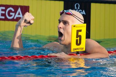 Úszó Európa-bajnokság-stock-foto