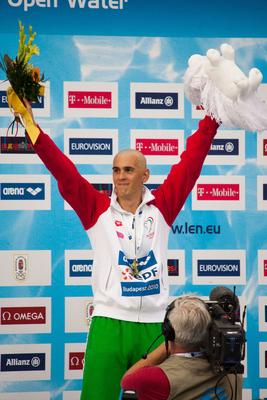 Úszó Európa-bajnokság-stock-foto