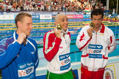 Úszó Európa-bajnokság-stock-foto