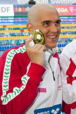 Úszó Európa-bajnokság-stock-foto